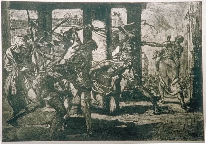 Via Crucis, Gesù Cristo flagellato
